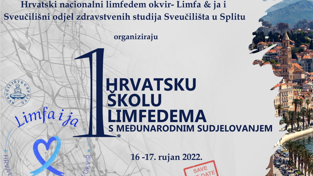 Prva hrvatska škola limfedema s međunarodnim sudjelovanjem - 1. poziv